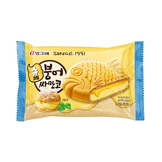 

Мороженое Binggrae Рыбка Сливочный крем 90 г