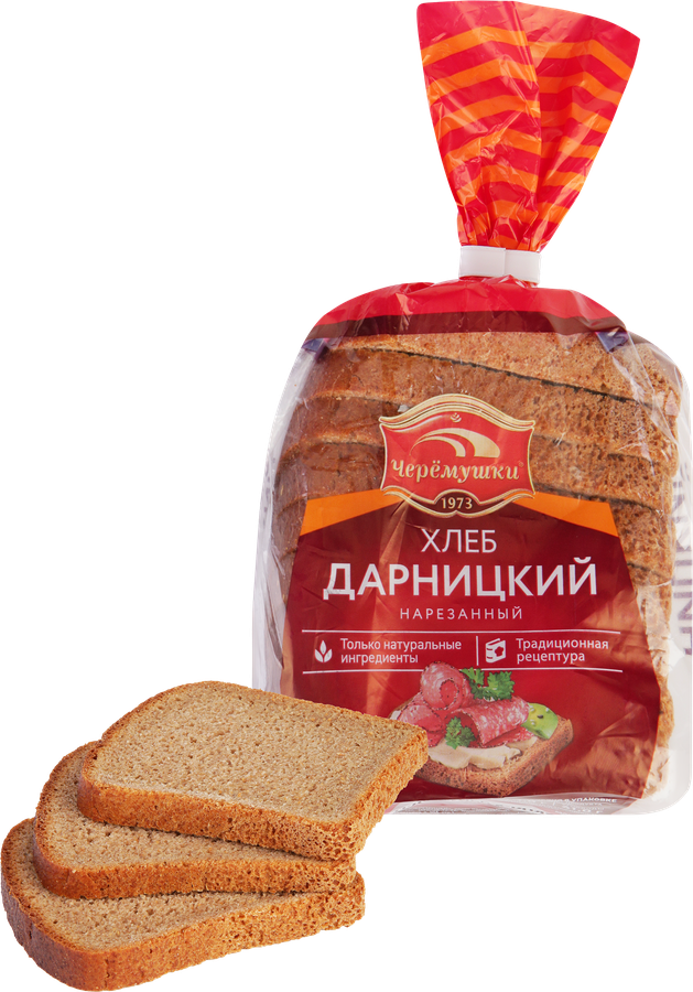 

Хлеб Черёмушки Дарницкий в нарезке 340 г