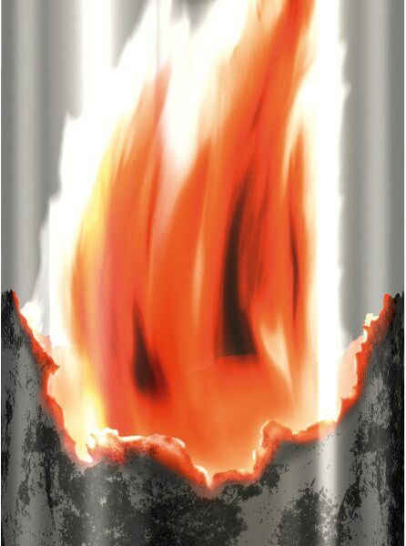 Энергетический напиток Burn Zero персик, манго 449 мл