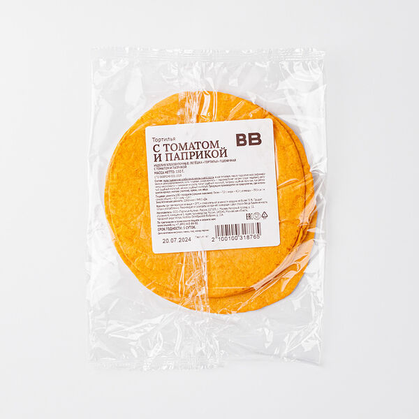 Тортилья ВкусВилл с томатом и паприкой 150 г