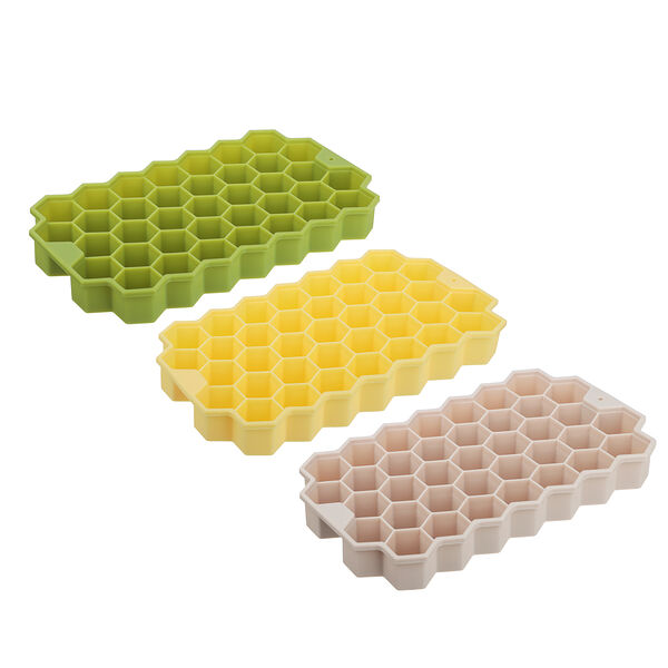 Форма для льда Vetta силиконовая 37 ячеек, 20х12 см, в ассортименте, 1 шт