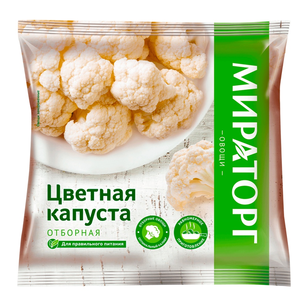 

Капуста цветная замороженная Мираторг 400 г
