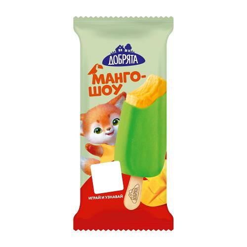 Сорбет Добрята Манго в кактусовой глазури 0% 50 г