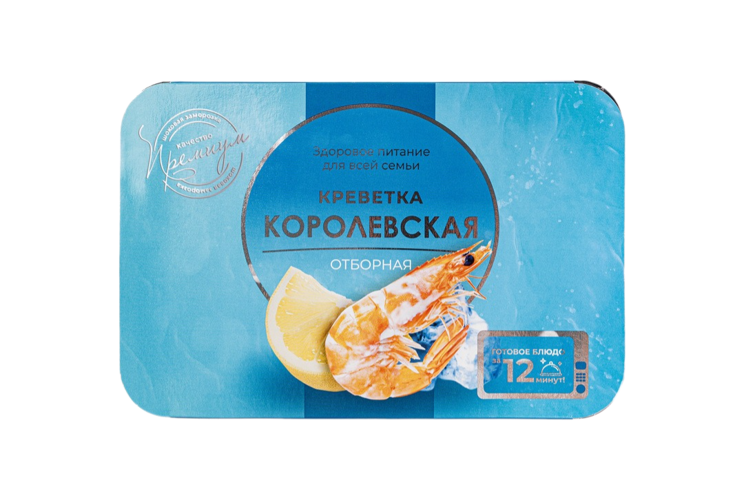 

Креветки Королевские в заливке заморозка 600 г