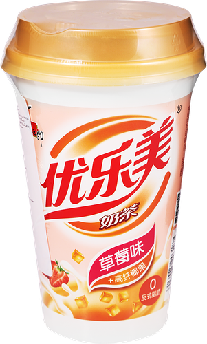 Напиток чайный Youlemei Клубника с мармеладками в стакане 80 г