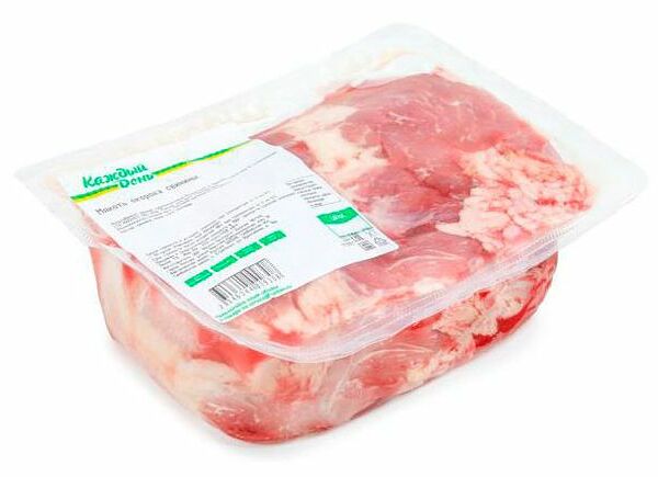 Мякоть окорока свинины Каждый день охлажденное (0,8-1,2 кг), 1 упаковка 