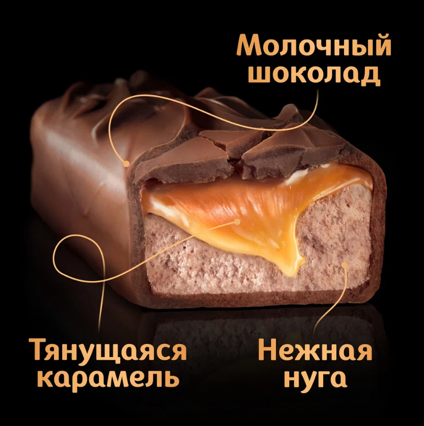 

Шоколадные конфеты Mars Minis с карамелью и нугой 182 г