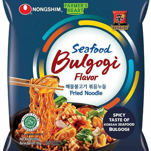 Лапша быстрого приготовления Nongshim Пулькоги со вкусом морепродуктов 105 г