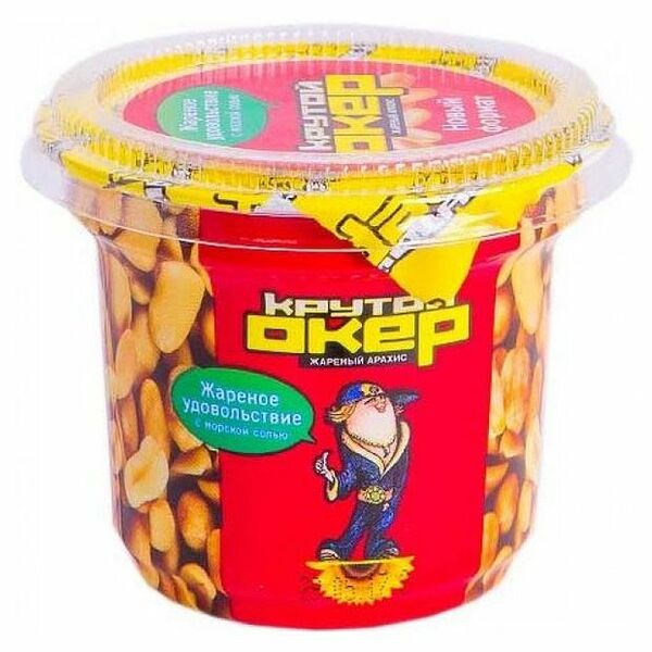 Арахис Крутой Окер с морской солью жареный, 70г