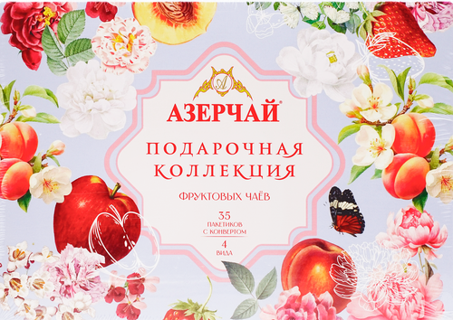 

Набор подарочный Азерчай Весенняя фруктовая коллекция 35 пакетиков