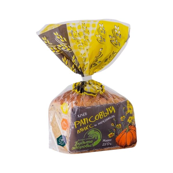 Хлеб Рапсовый микс форм 0.25кг Слуцкі каравай