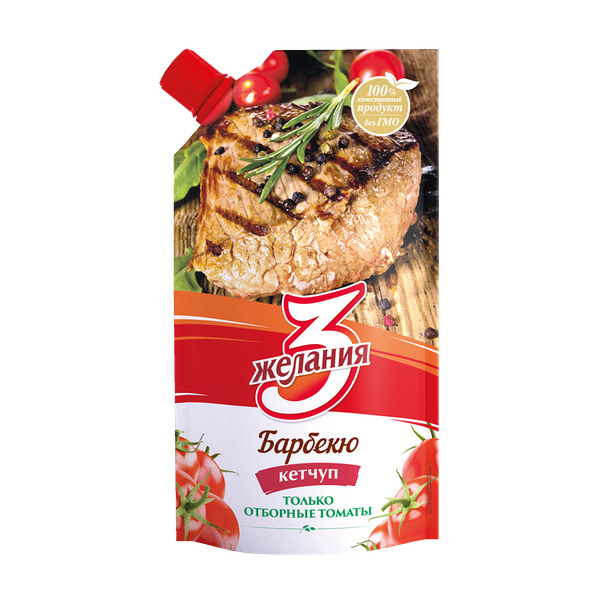 Кетчуп 3 желания Барбекю 250 г