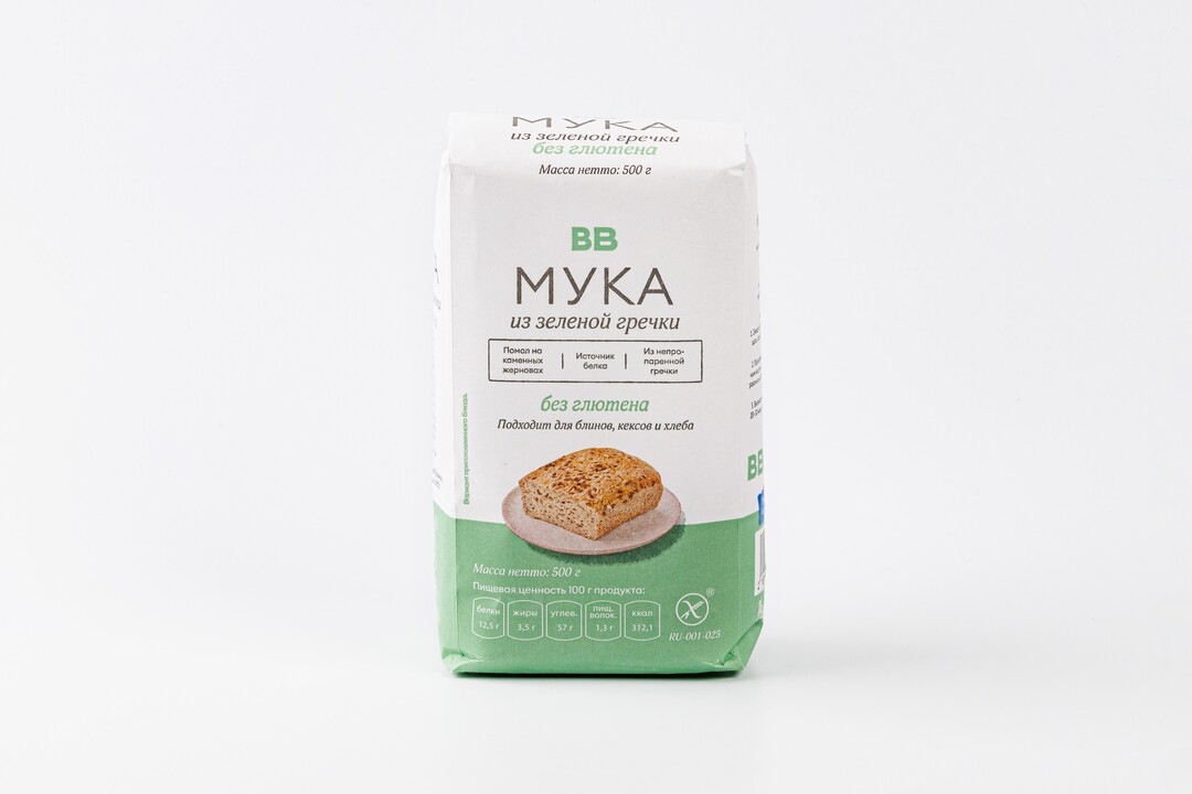 

Мука ВкусВилл из зеленой гречки 500 г