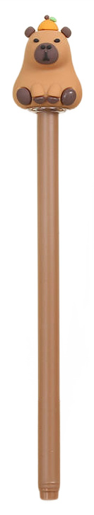 

Ручка шариковая синяя Colorio Капибара с топпером 0.5 мм 1 шт., дизайн в ассортименте