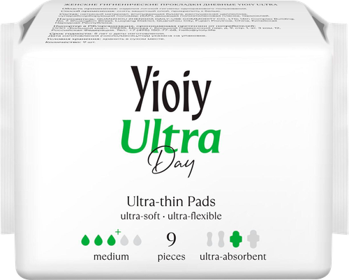 

Прокладки Yioiy Ultra дневные 9 шт