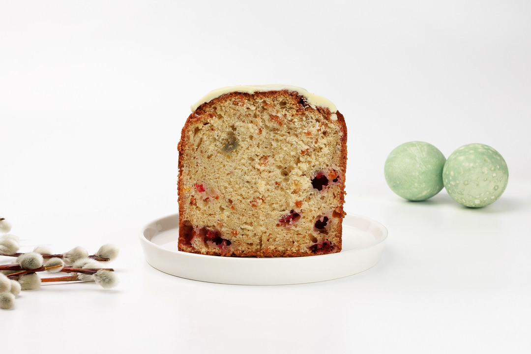 

Кулич с рикоттой, изюмом и орехами 320 г