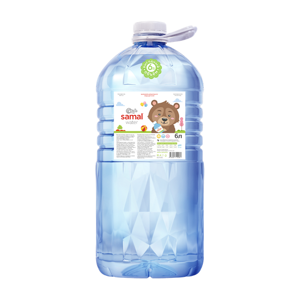 Вода Samal питьевая детская негазированная 6 л