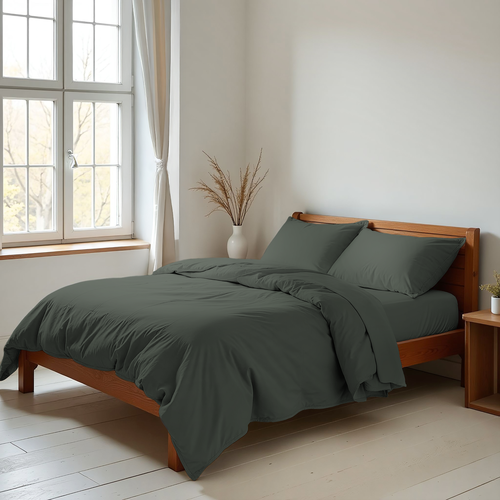 

Набор наволочек HOMECLUB 50x70см, сатин, зеленый, 2шт