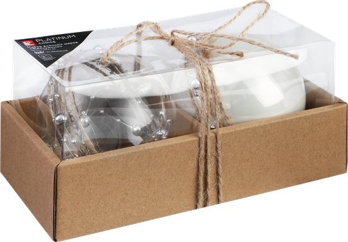 

Набор елочных шаров Platinum choice Жемчужины d 8 см 2 шт.