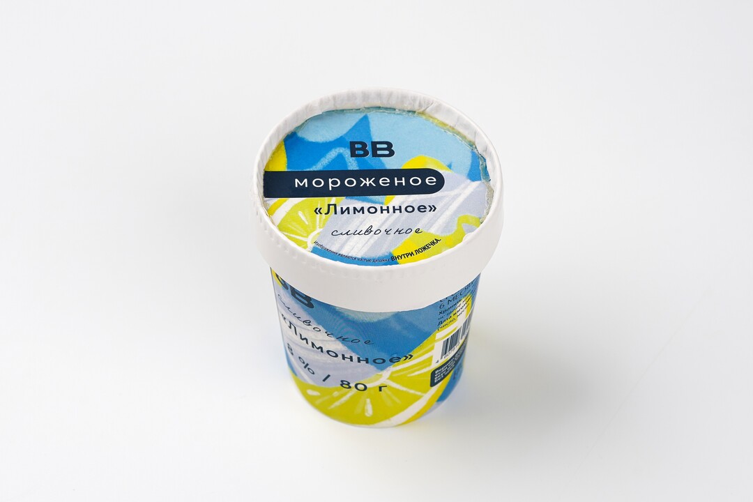 

Мороженое сливочное Лимонное