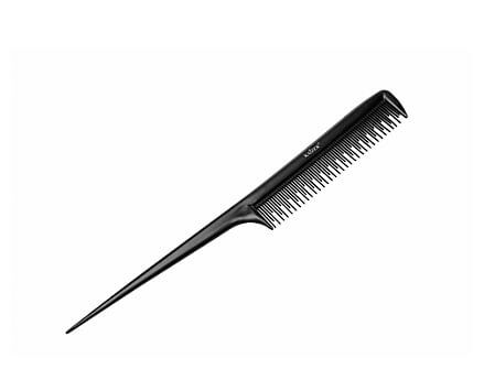 Гребень Kaizer с разделителем для прядей черный
