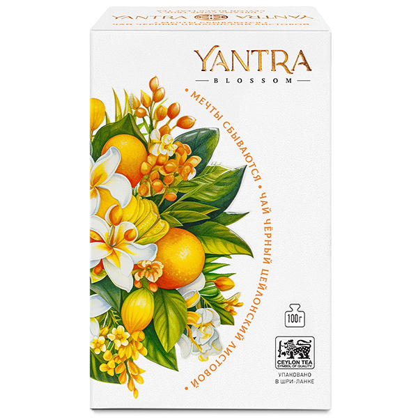 

Чай черный Yantra Blossom Мечты сбываются цейлонский листовой 100 г