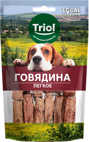

Лакомство для собак Triol Лёгкое говяжье воздушное 40 г