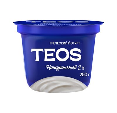 Йогурт Teos греческий 2% БЗМЖ 250 г