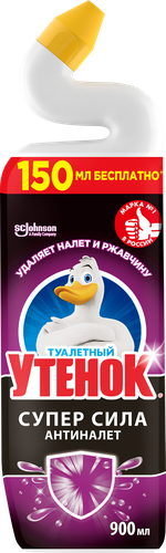 

Чистящее средство для унитаза Туалетный утенок Антиналет 900 мл