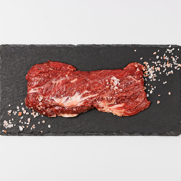 Стейк мачете в устрично-луковом маринаде