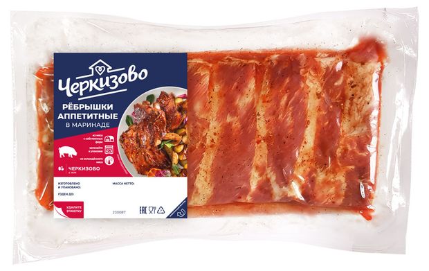 

Ребрышки свиные Черкизово Аппетитные в маринаде, вес