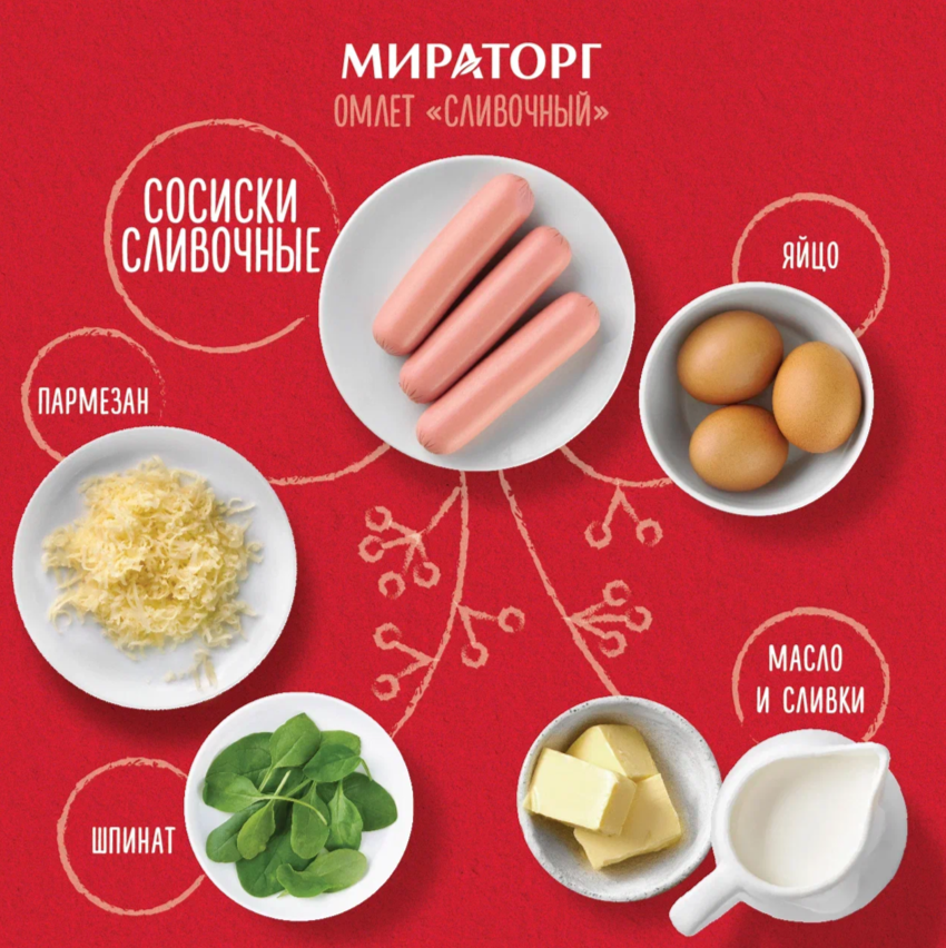 

Сосиски Мираторг Сливочные ГОСТ 400 г