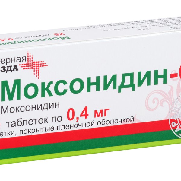 Моксонидин-СЗ таблетки 0.4 мг 28 шт