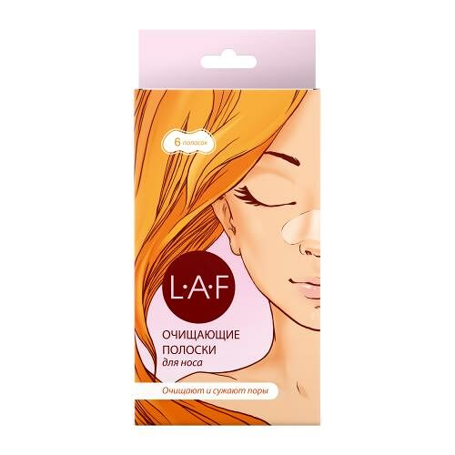 Полоски для носа Laf 6 шт
