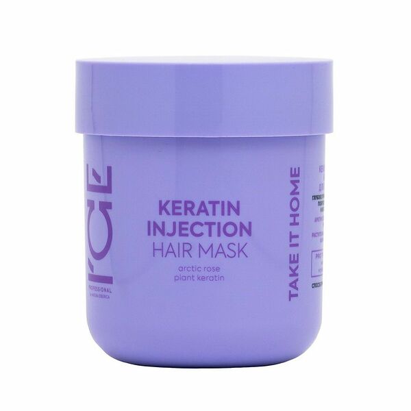 Маска Ice Professional Keratin Injection Кератиновая для повреждённых волос 200 мл