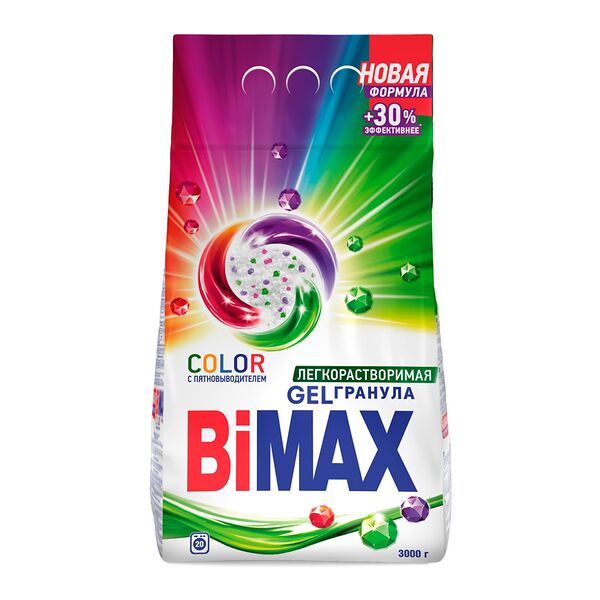 Порошок стиральный Bimax Color automat 3 кг