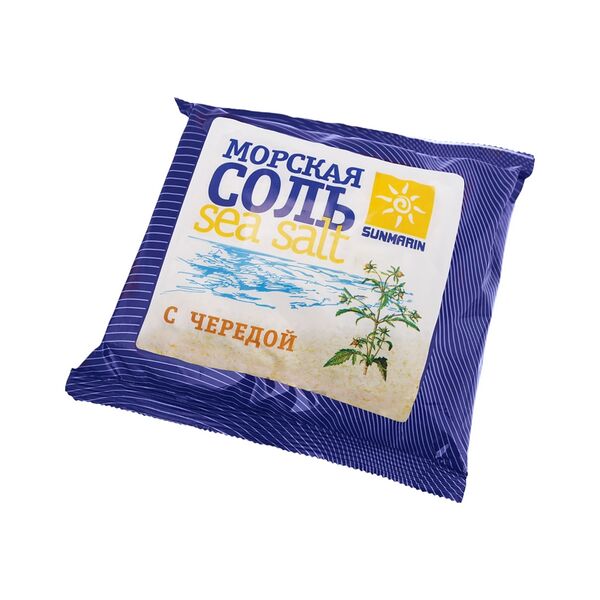Соль морская природная с чередой, вес 1 кг