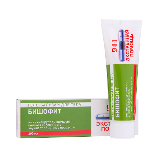 Гель-бальзам для тела 911 Экстренная помощь Бишофит 100 мл