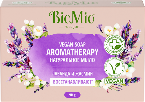 

Мыло натуральное BioMio Aromatherapy Лаванда и жасмин 90 г