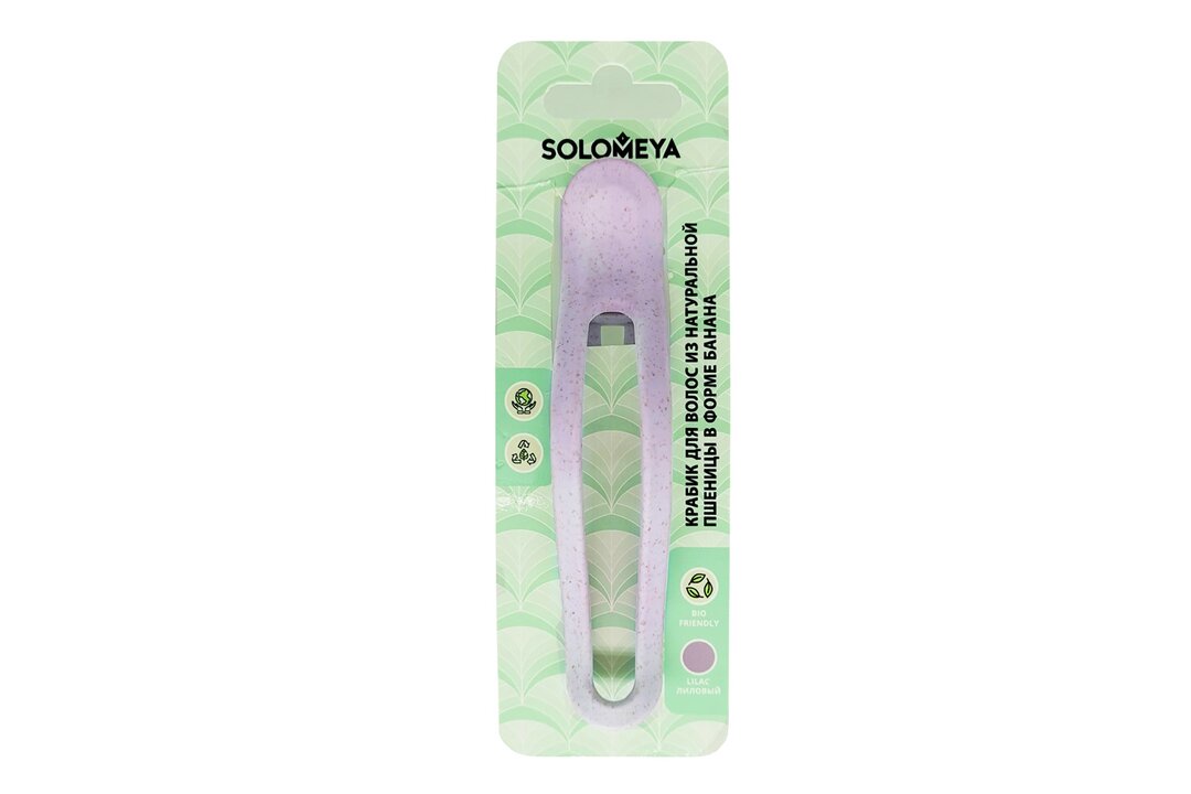 

Заколка-банан для волос Solomeya 1 шт лиловый