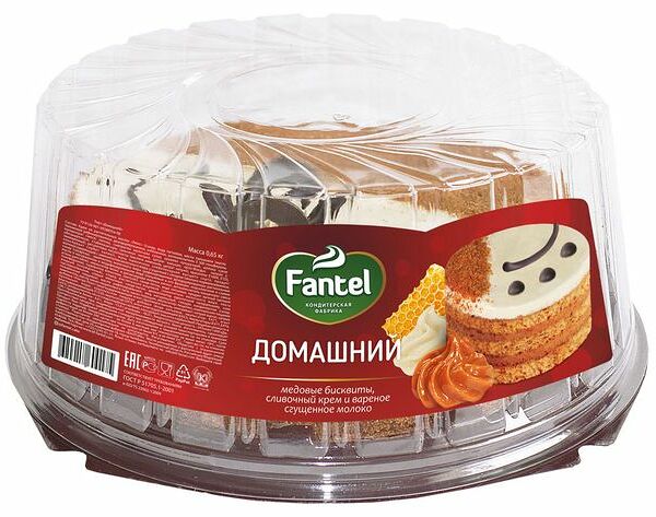 Торт бисквитный Fantel Домашний 650 г