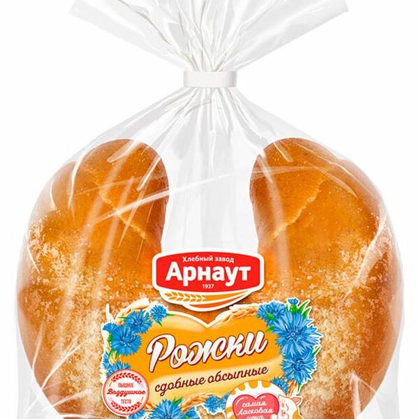 Рожки Арнаут сдобные обсыпные 200 г