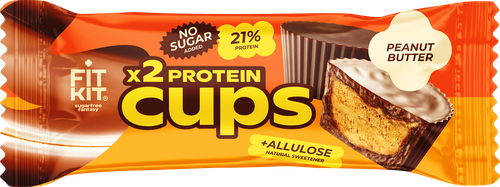 

Протеиновый батончик Fit Kit Protein Cups арахисовая паста 70 г