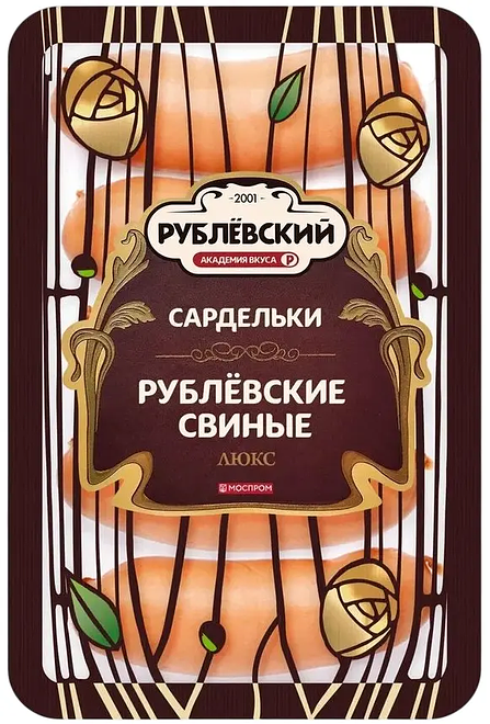 

Сардельки Рублёвский Рублёвские свиные-люкс 400 г