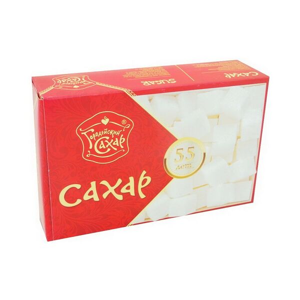 Сахар Городея раф. вес 1 кг. кубик