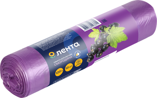 

Пакеты для мусора ЛЕНТА Арома 120л, 10шт