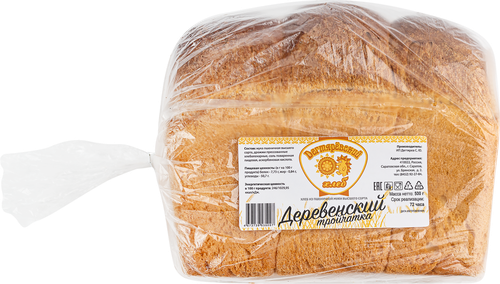 

Хлеб Дегтярёвский Хлеб Деревенский Тройчатка высший сорт 500 г