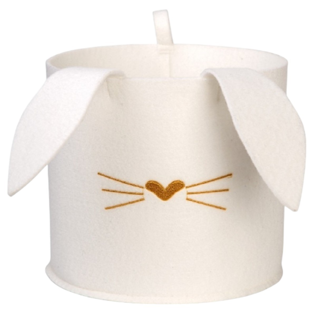 

Корзинка для хранения Eva Funny Белый заяц, 24 х 24 х 22 см, 8 л, исскуственный войлок