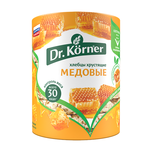 Хлебцы Dr.Korner Злаковый коктейль медовые 100 г