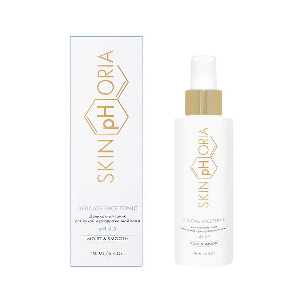 Тоник для лица Skinphoria Moist&smooth деликатный для сухой и раздраженной кожи 150 мл